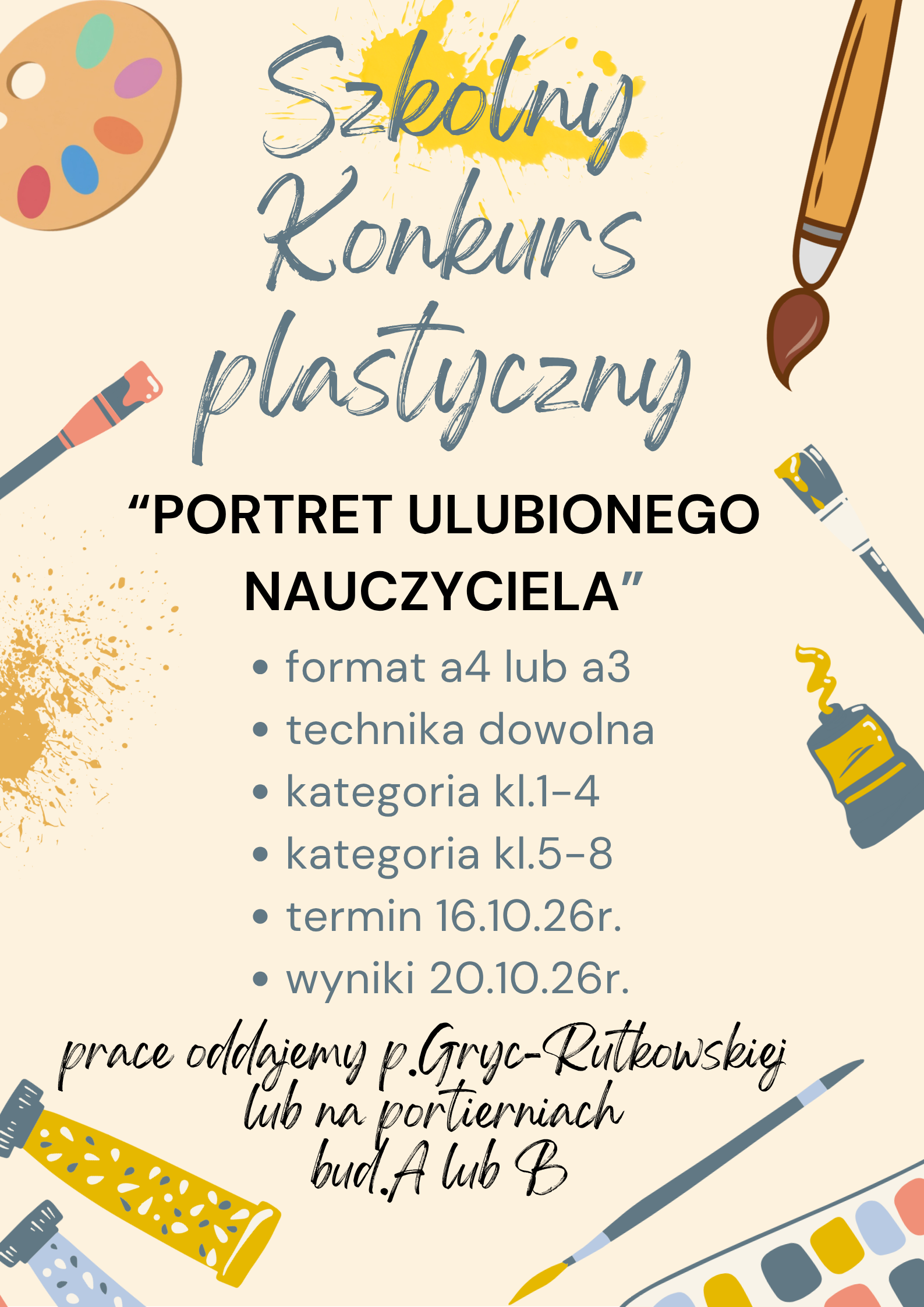 Plakat Portret nauczyciela 2026